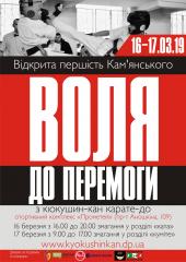 У Кам’янському відбудеться турнір із кіокушин карате «Воля до перемоги»